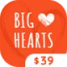 BigHearts - Charidad und Spenden WordPress-Thema
