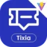 Tixia - React (Vite) Ticketing Admin Dashboard Template