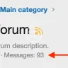 [cXF] Threads and Messages count on forum view